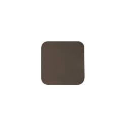 Brown pvc laminated pvc square star coaster cm 10